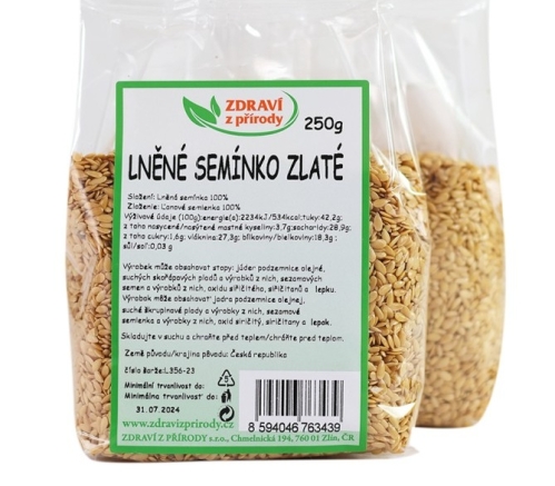 Lněná semínka zlatá