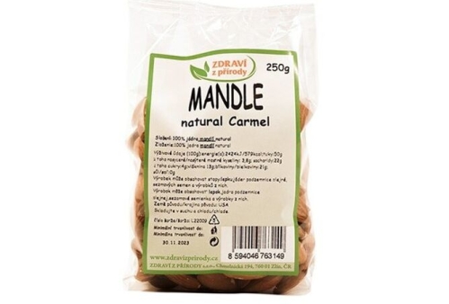 Mandle natural Carmel