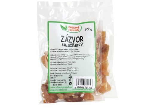 Zázvor nesířený bez cukru