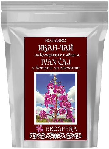 Ivan čaj z listů vrbovky se zázvorem