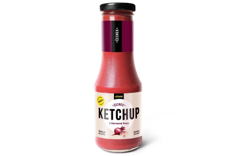 Kečup z červené řepy s česnekem