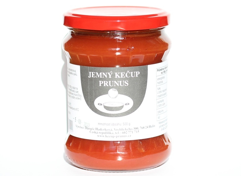 Kečup jemný Prunus s nerafin. cukrem