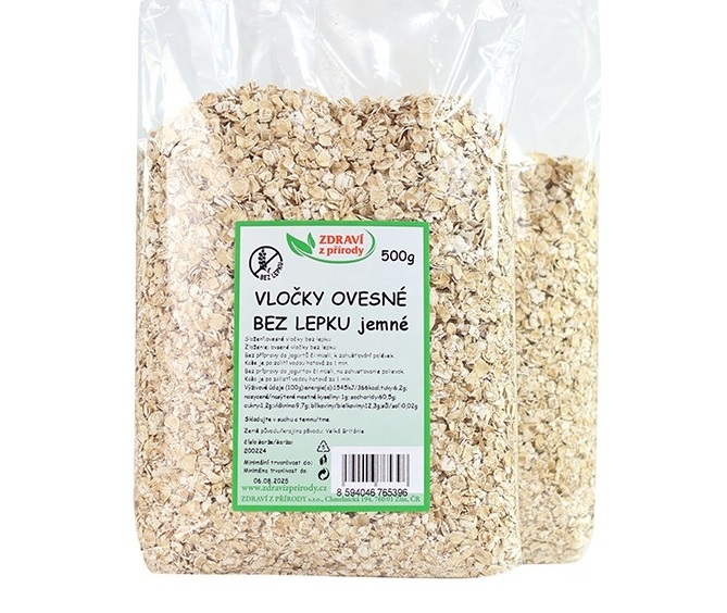 Ovesné vločky jemné bez lepku