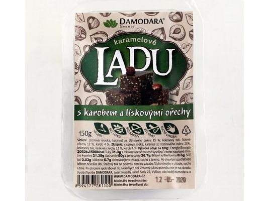 LADU s karobem a lískovými ořechy
