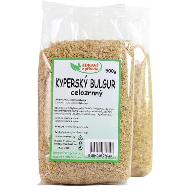 Bulgur celozrnný kyperský