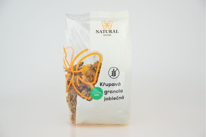 Křupavá granola s jablky a skořicí