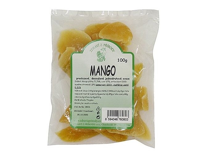 Mango plátky proslazené