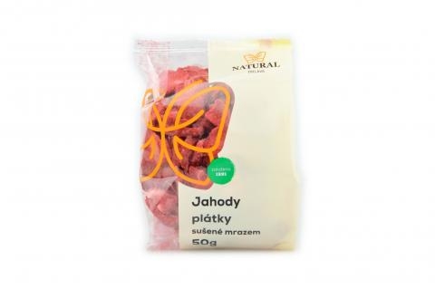 Jahody mrazem sušené plátky 50 g