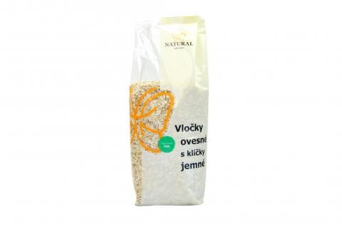 Ovesné vločky jemné s klíčky Natural