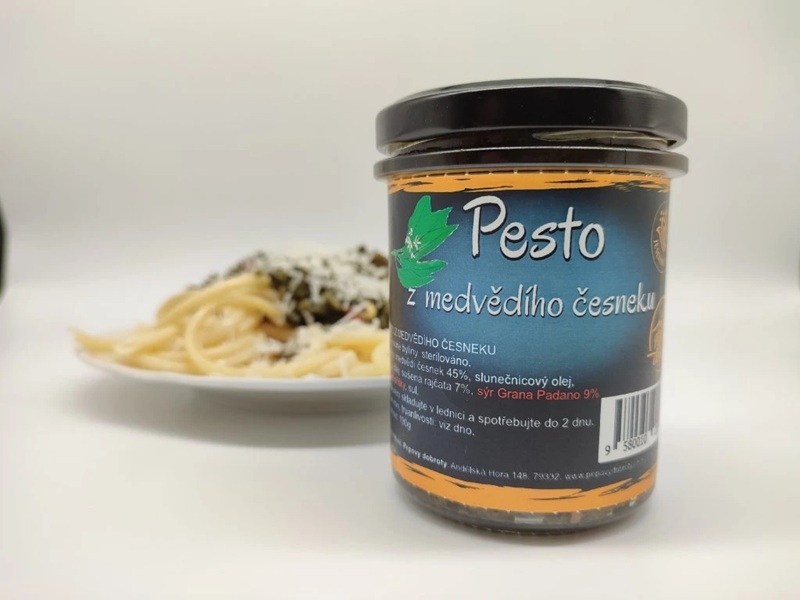 Pesto z medvědího česneku