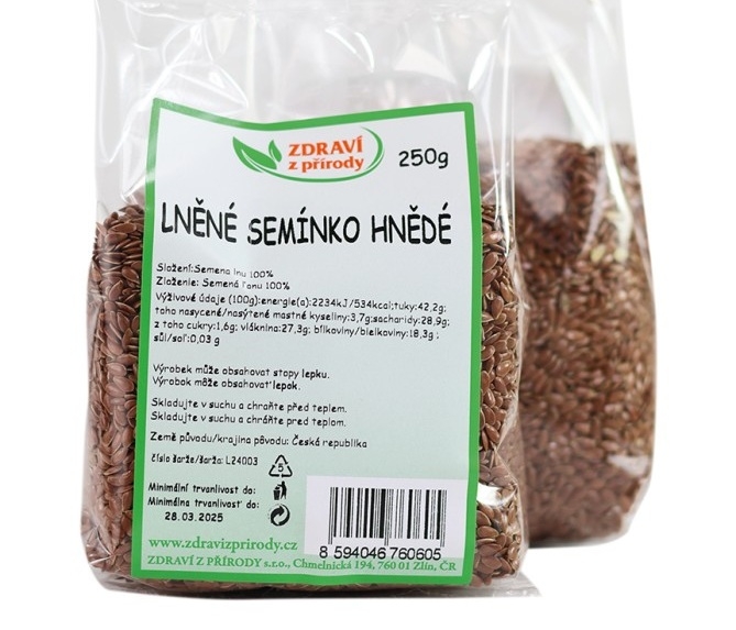 Lněná semínka hnědá