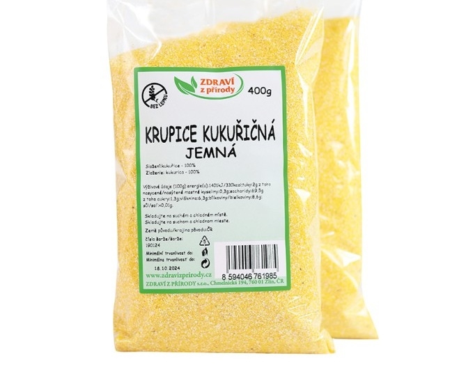 Kukuřičná krupice jemná 400 g