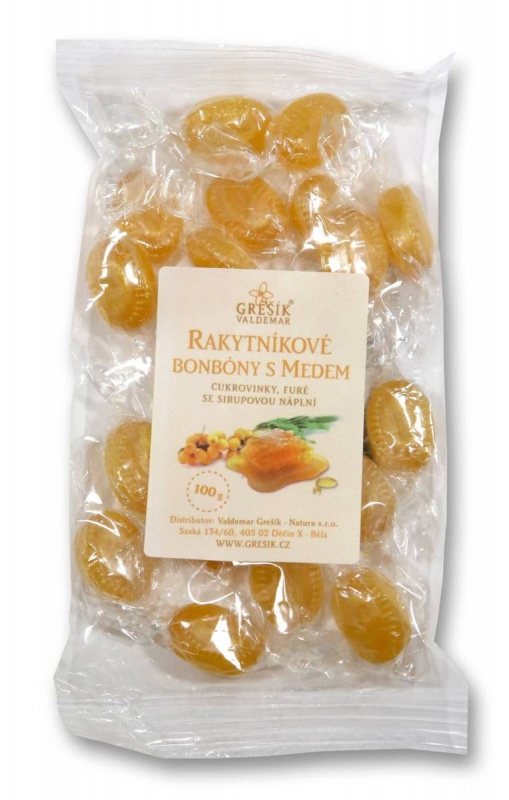 Bonbóny Rakytníkové s medem