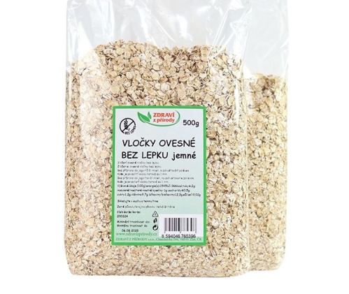 Ovesné vločky jemné bez lepku