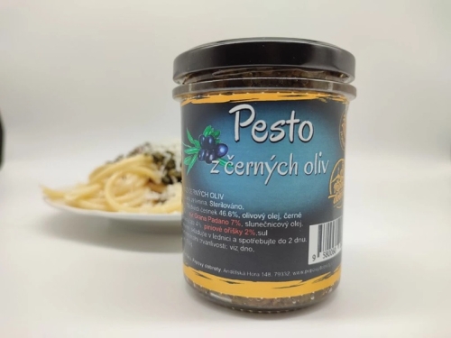 Pesto z černých oliv