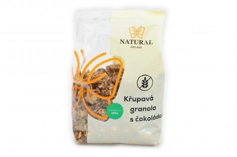 Křupavá granola s čokoládou bez lepku