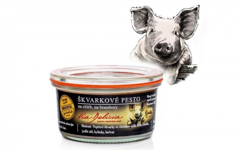 Škvarkové pesto