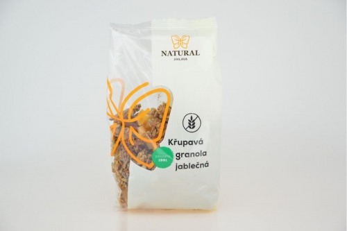 Křupavá granola s jablky a skořicí