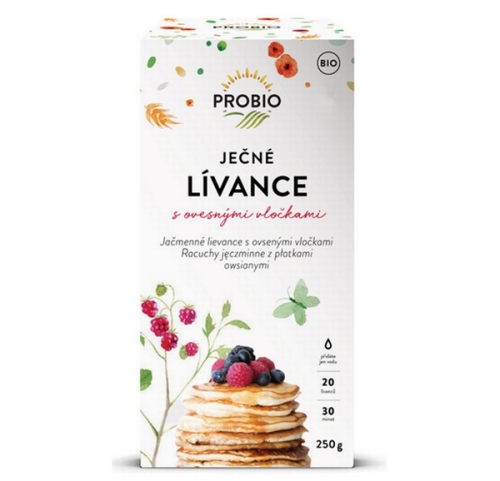 Lívance ječné s ovesnými vločkami BIO