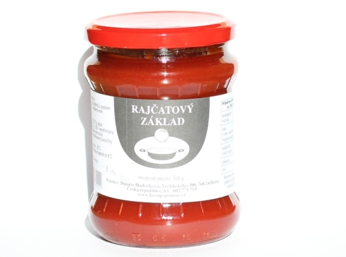 Rajčatový základ s nerafinovaným cukrem