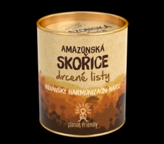 Amazonská skořice drcené listy