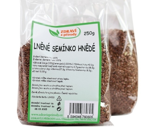 Lněná semínka hnědá