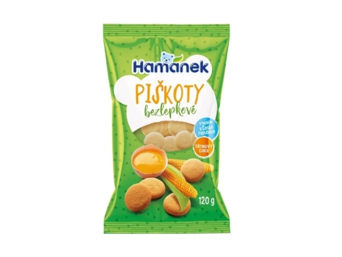 Piškoty bez lepku s třtinovým cukrem